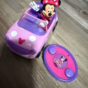 Disney Minnie Mouse Pink and Purple Toy Car with Remote